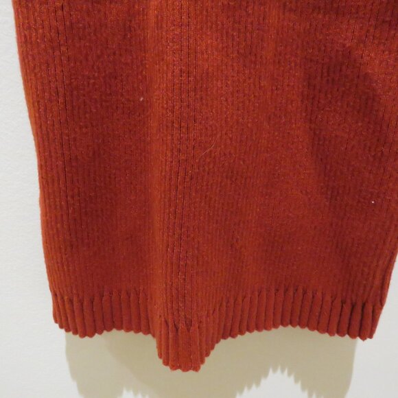 FOR LOVE & LEMONS KNITZ Annie Zipper Mini Dress in Ochre Bodycon Ribbed Size XS - Picture 12 of 14